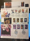 AUSTRALIA Lot 2: FDC (4) Orchids, Xmas 84, Military Uniforms, Aust Day '86 (608)