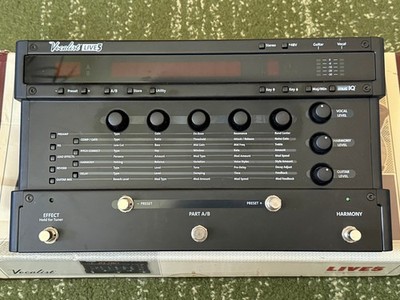 Digitech Vocalist Live 5 Harmony Multi Vocal Effect Processor Pedal + PSU. Clean