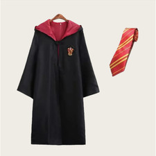 Harry Potter Hogwarts Gryffindor Robe Set with Free Tie L
