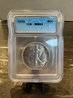 1935 50C WALKING LIBERTY HALF ICG MS 64