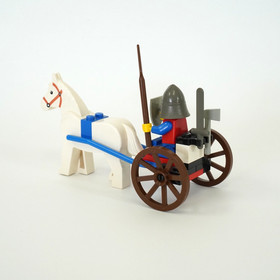 LEGO 6016 Knight Archer Horse Cart Incomplete Parts Repair Read Japan