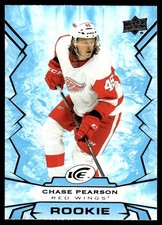 2022-23 Upper Deck Ice Chase Pearson Rookie Detroit Red Wings #130