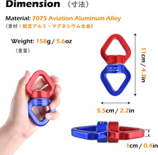 Swing Swivel 30Kn Micro Rotator Safety Rotational Device Hanging Accessory fo...
