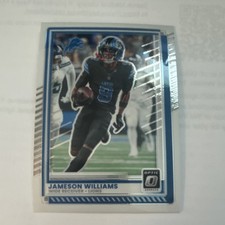 Panini 2025 Donruss Optic Jameson Williams #10 Detroit Lions Football Card NFL