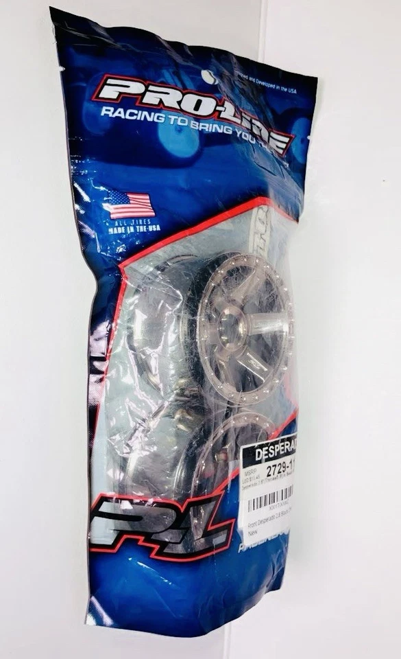 PRO-LINE Desperado 2.8 (Traxxas Style Bead) Black Chrome Front Wheels, 2729-11 - Image 3 of 4