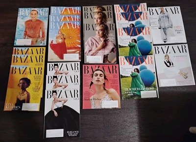 Harper's Bazaar Magazine 2020-2023 Lot of 20
