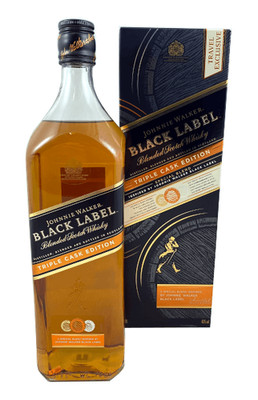(43,37 /l) Johnnie Walker Black Triple Cask Blended Scotch Whisky 40% 1,0l Flasc