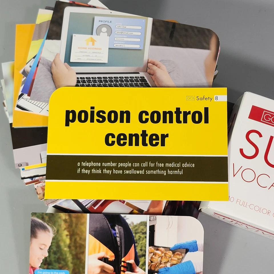 Saddleback Go Newcomers 140 Survival Vocabulary Card Set Only Tween Immigrants - Image 3 of 4