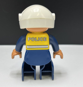 Lego Duplo 5679 Police Bike Patrol Motorcycle Policeman Man Figure 2011