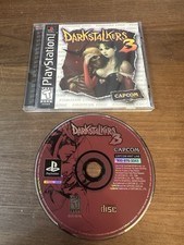Darkstalkers 3 (Sony PS1, 1998) Cleaned Disc - CIB w/ Manual Tested & Working