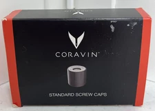 Coravin Screw Cap Wine Bottle Stopper 6 Pack for Wine Preservation Box Wear New