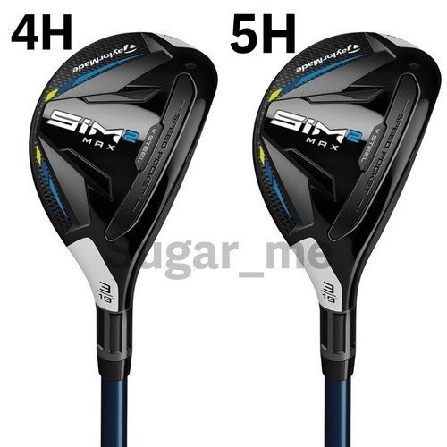 TaylorMade SIM2 MAX Hybrid 4H 5H 2Set TENSEI BLUE TM60 Regular Flex RH Carbon - Picture 1 of 9