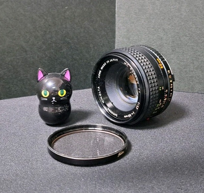   Minolta 50mm f 1.7 mc Rokkor-pf prime lens from japan 【Exc3】
