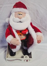 Tekky Toys Flashing Santa Animated Plush 2008 Spencer’s Gifts Sings Santa Baby