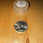 Rare BU 1946 S Washington Quarter 40 silver uncirculated roll. Nice coins