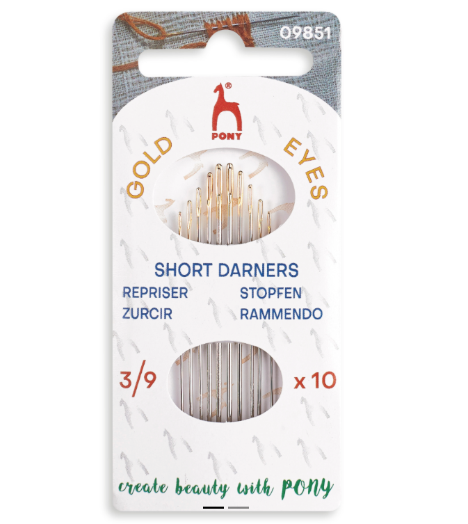 12 Pony Gold Eye Household Assorted Sewing Needles - Image 2