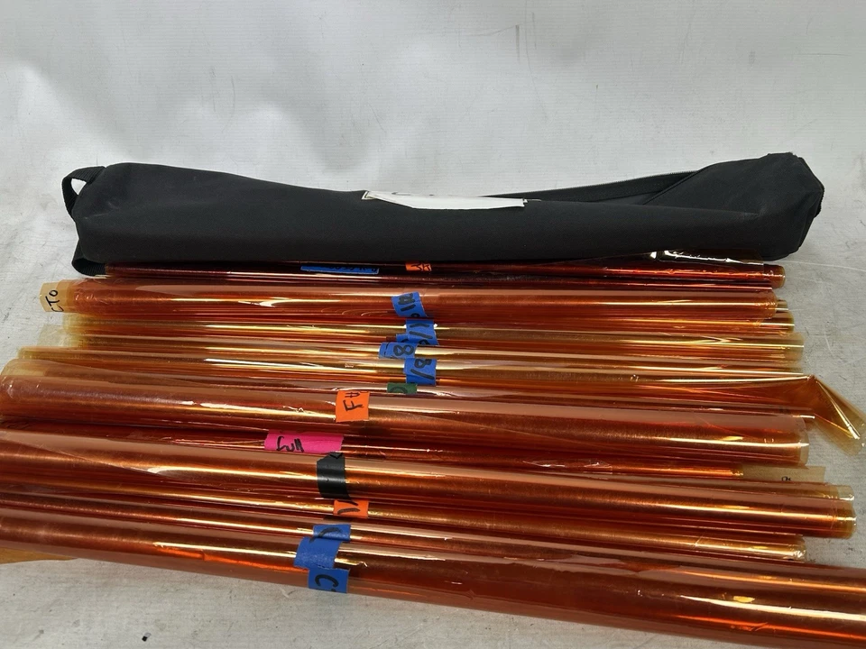 Geles de iluminación ROSCO,CHRIS JAMES - CTO set 1/8, 1/4, 1/2, COMPLETO - 16 PIEZAS + ESTUCHE Foto 2 de 4