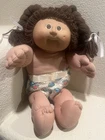Cabbage Patch Kids 1978/1982  Brown BraidsEyes, Flushed Cheeks, Single Dimple