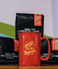 Denver Beer Company Co 2023 Beer Bacon & Coffee Mug Craft Brewery Red Fish Rare