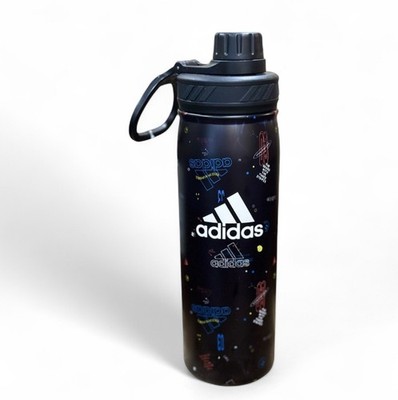 Adidas Steel 600ML Metal Bottle Icon Brand Love Black/Black