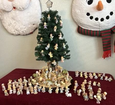 Rare 110 Precious Moments Christmas Tree Nativity Set Hawthorne Village Ornament