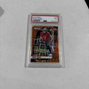 2024 Prizm Bucky Irving RC Lazer Rookie #316 Buccaneers PSA 9