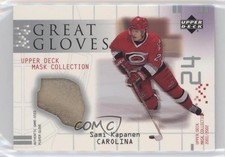 2001-02 Upper Deck Mask Collection Great Gloves Sami Kapanen #GG-SK wo2