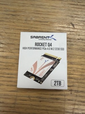 SABRENT Rocket Q4 2230 NVMe 4.0 2TB High Performance PCIe 4.0 M.2 2230 SSD