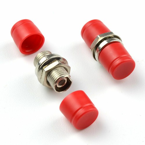 10 Pack Lot FC-FC/PC Fiber Optic Adapter Coupler Connector Female to Female RED - Picture 8 of 10