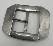Vintage Sterling Silver 925 Pat Areias Rectangular Belt Buckle 101.01g