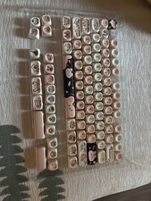 Kawaii Bunny Pink Keycap Set, good condition,...