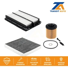 Air Cabin Engine Cartridge Oil Filters (3 Total) Kit For Hyundai Tucson Sonata