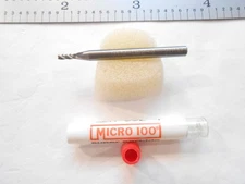 NEW MICRO 100 USA 1/16" DIA x 3/16" LOC x 1-1/2" L 4FL CC CARBIDE SQUARE ENDMILL
