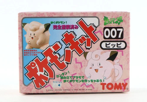 Vtg 1998 TOMY Pokémon Wind-Up Walking Toy Clefairy 007 New Sealed US Seller