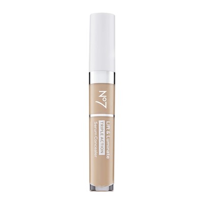 No7 Lift & Luminate Triple Action Serum Concealer - Light - Anti Aging Liquid...