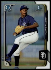 2015 Bowman Draft Austin Smith Chrome Refractors 1st #180
