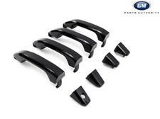 2015-2018 Silverado Sierra Gloss Black Door Handles 84713668 GBA Genuine OEM GM