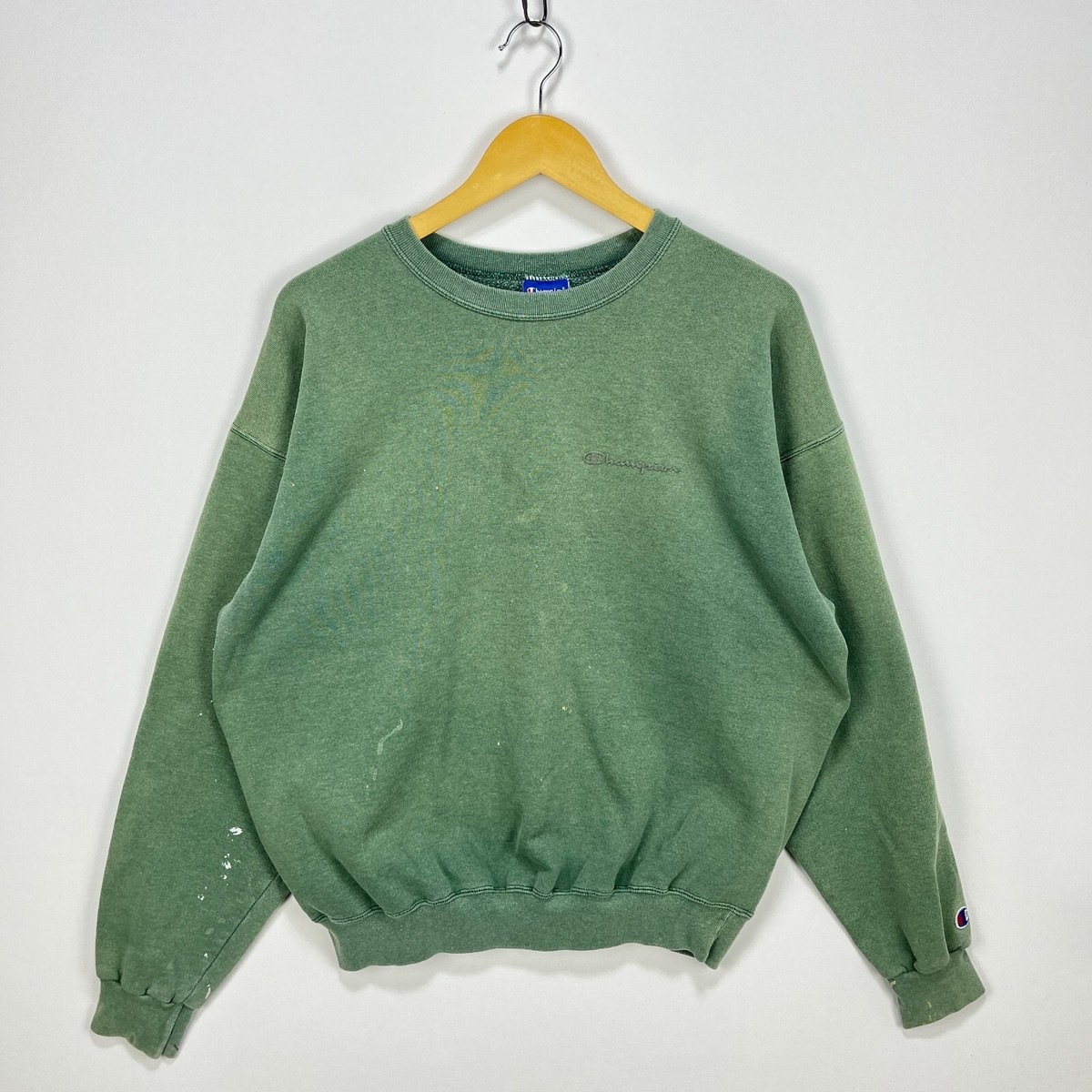 Vintage 90s Champion Faded Pistachio Sweatshirt Large | eBay
