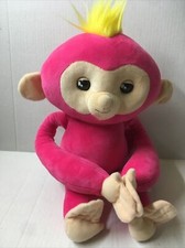 WowWee Fingerlings Hugs Bella Pink Baby Monkey Advanced Interactive Plush