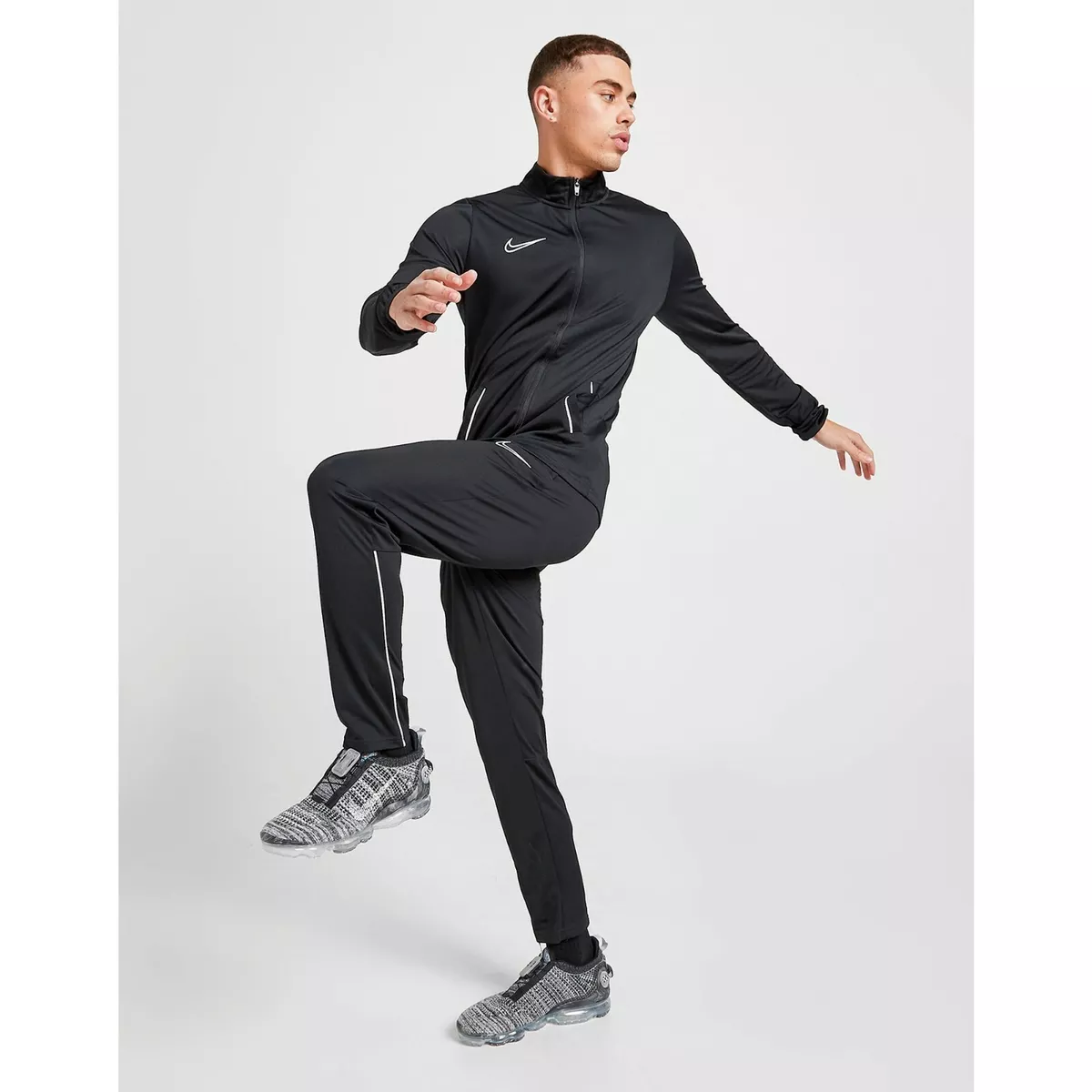 Long Sleeve Full-Zip Running Gym Workout Tracksuit Sets for Men