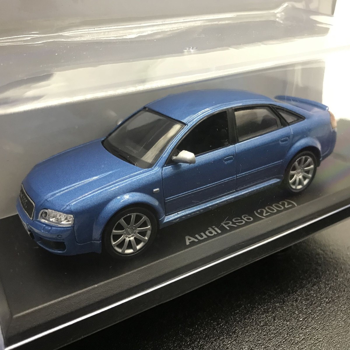 Audi RS6 2002 Blue 1/43 Scale Mini Car Box Display Diecast Vol 243