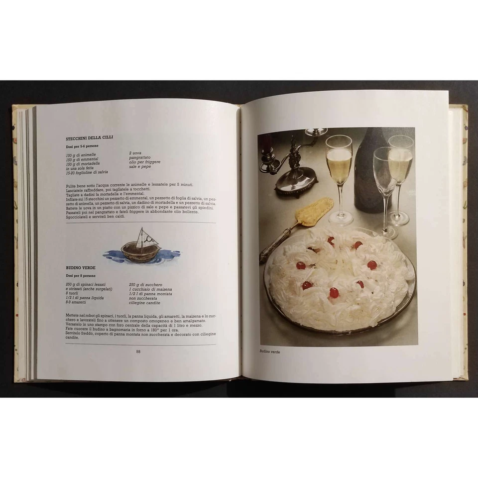 135 Ricette delle scuole di Cucina Italiana - Ed. Fabbri - 1987 I Ed. - Immagine 2 di 3