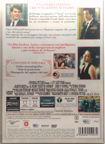 DVD SCENT OF A WOMAN - Damenduft mit Al Pacino 1992 gebraucht - Bild 2 von 2