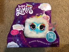 Pomsies Lumies SPARKLE RUSH Plush Unicorn Interactive Toy New Changes Colors New