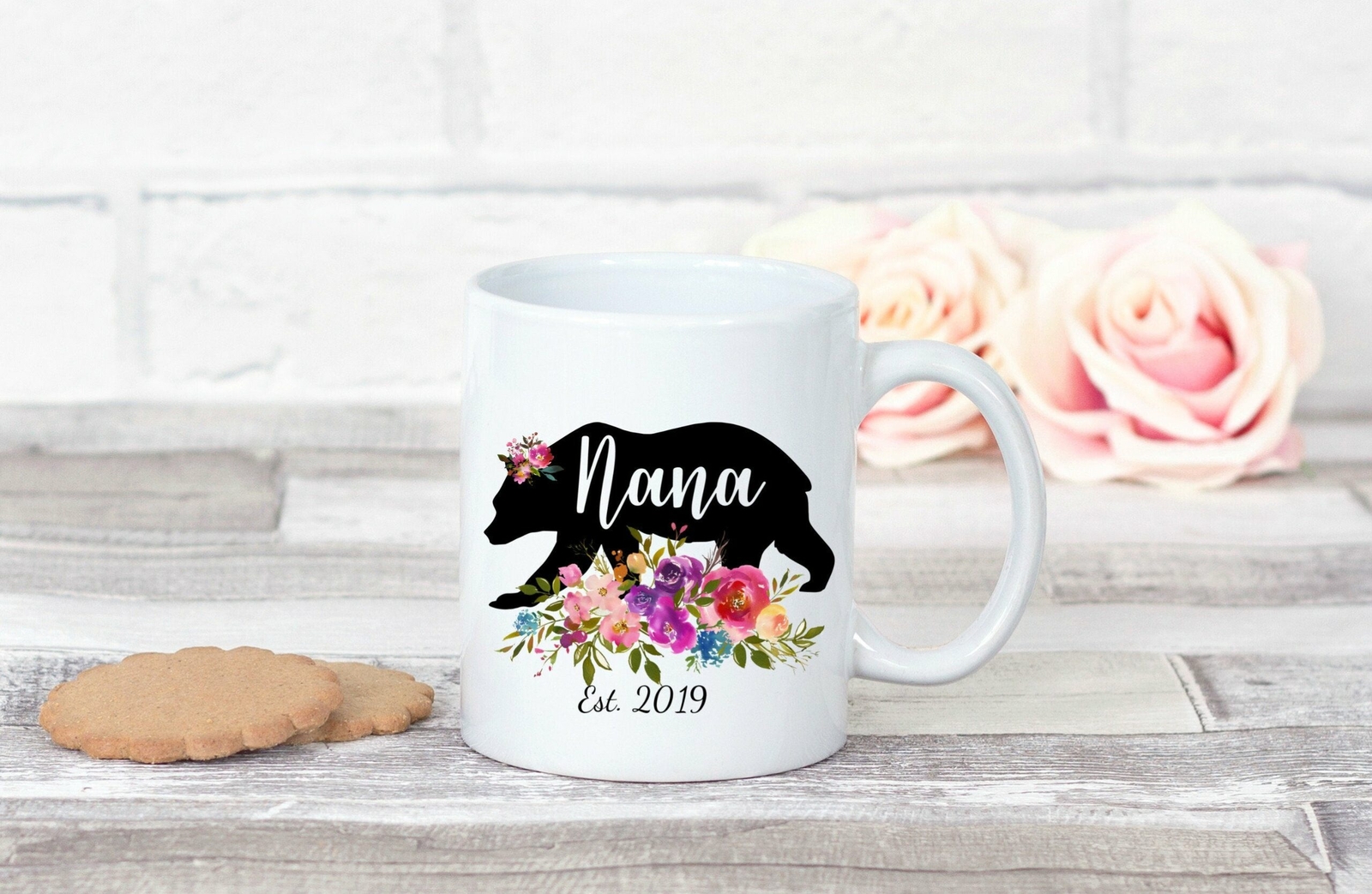 Personalized Grandma Mug Grandma Bear Mug Est 2019 Future Grandma New Grandma