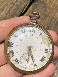 Montre Gousset Zenith mécanique avec chaine 1920s 50 mm - Lepage