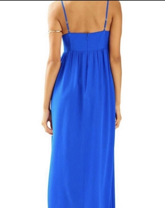 Lilly pulitzer kelsea silk 2025 maxi dress