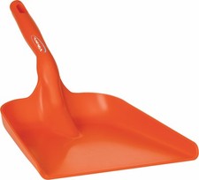 Vikan 56737 Lightweight Polypropylene Plastic Hand Shovel ORANGE