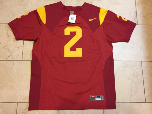 USC new with tags Cardinal red & gold jersey size 48 # 2 Steve Smith