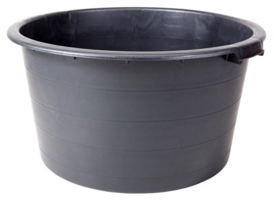 65L RUNDER PFERDE WASSERTROG Pferdestall Pferde Futter Wassereimer Garten